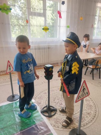 Жолда жүріп үйренейік